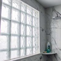 36 x 36 glass block wave pattern window for privacy - Innovate Building Solutions