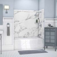 calacatta white elite tub surround panel DIY kit 