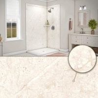 Botticino Cream DIY shower wall panels