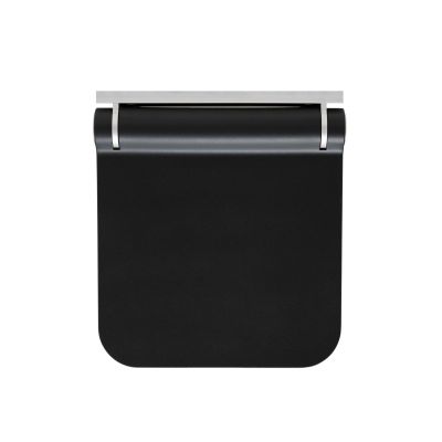 Fold Down seat n matte black - Bathroom shower accessories