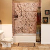 Golden beaches PVC shower kit