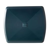 ABS Series folding shower seat in dark gray
