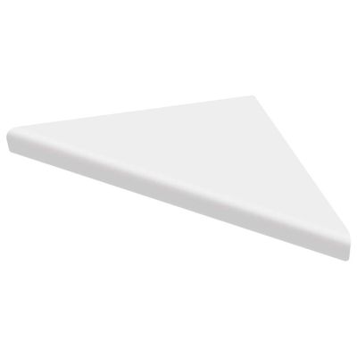 White (WH) corner footrest