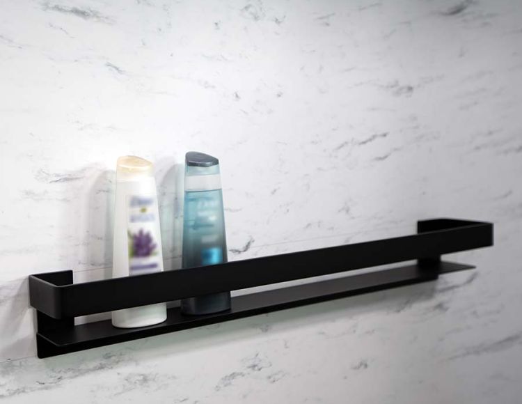 Storage shelf grab bar - Innovate building solutions