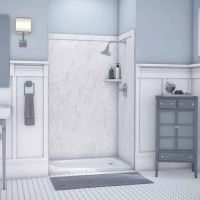 frost Elegance kit with an acrylic shower pan 