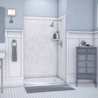 frost Elegance kit with an acrylic shower pan