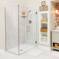 Frost 60 x 36 x 96 corner shower surround
